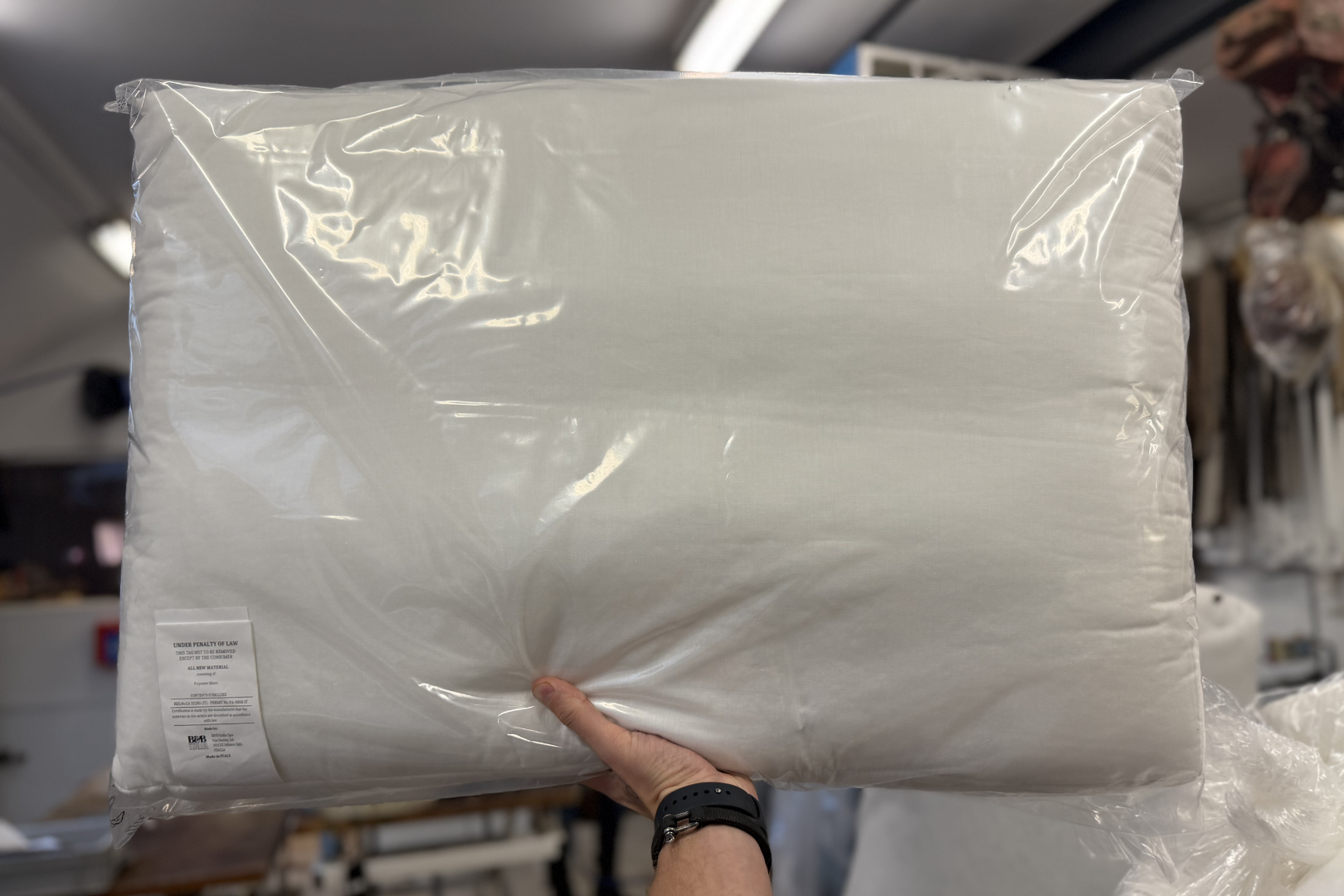 Nieuwe rugkussens voor de B&B Italia Charles bank