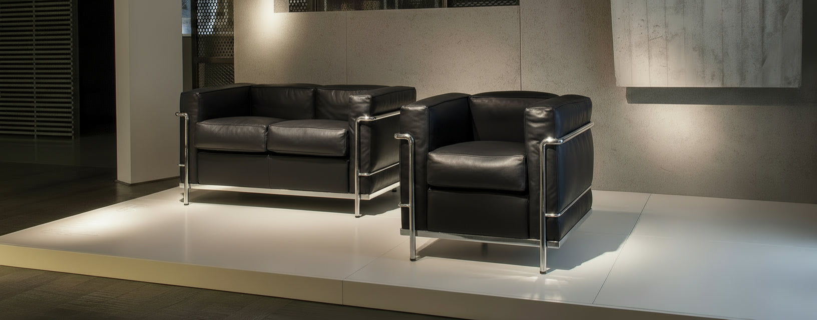 Cassina LC2 armchair and sofa