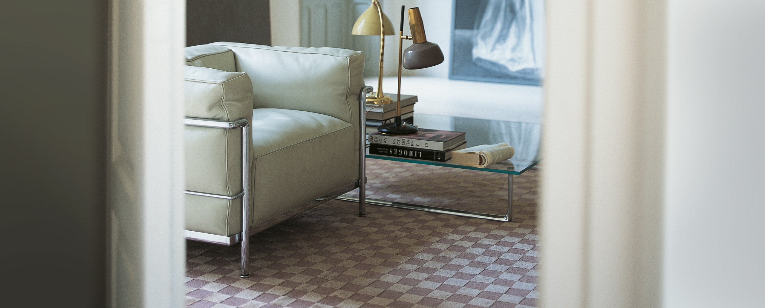 Cassina LC3 armchair white