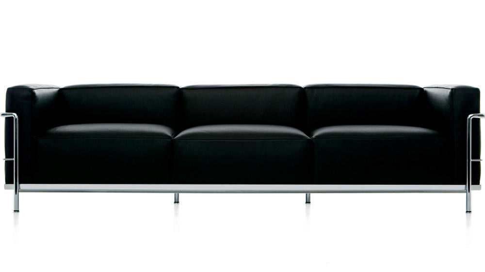 Cassina 003 Fauteuil Grand Confort, 3-zitsbank in leder