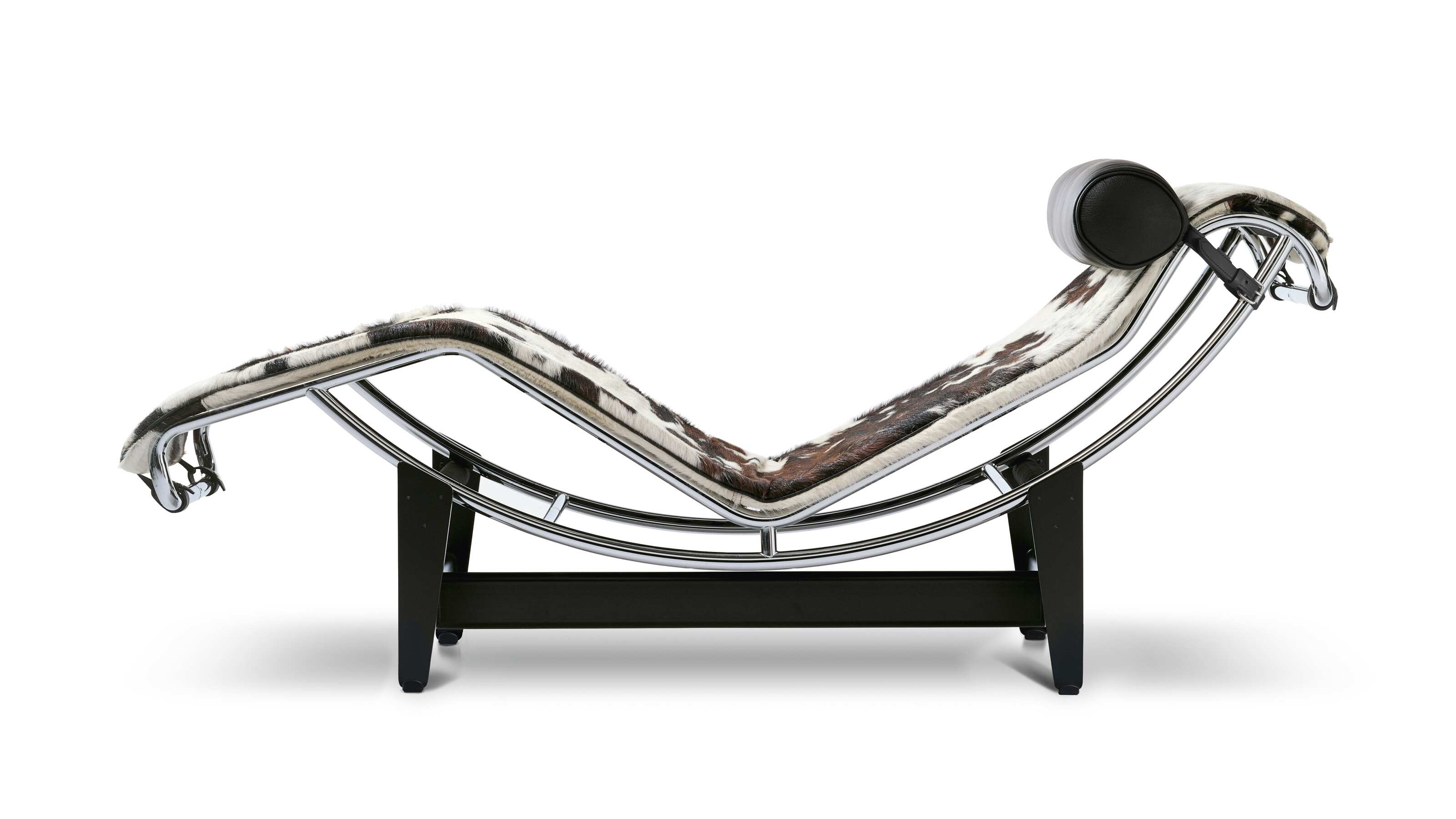 Cassina 004 chaise longue in Hairyskin tricolore
