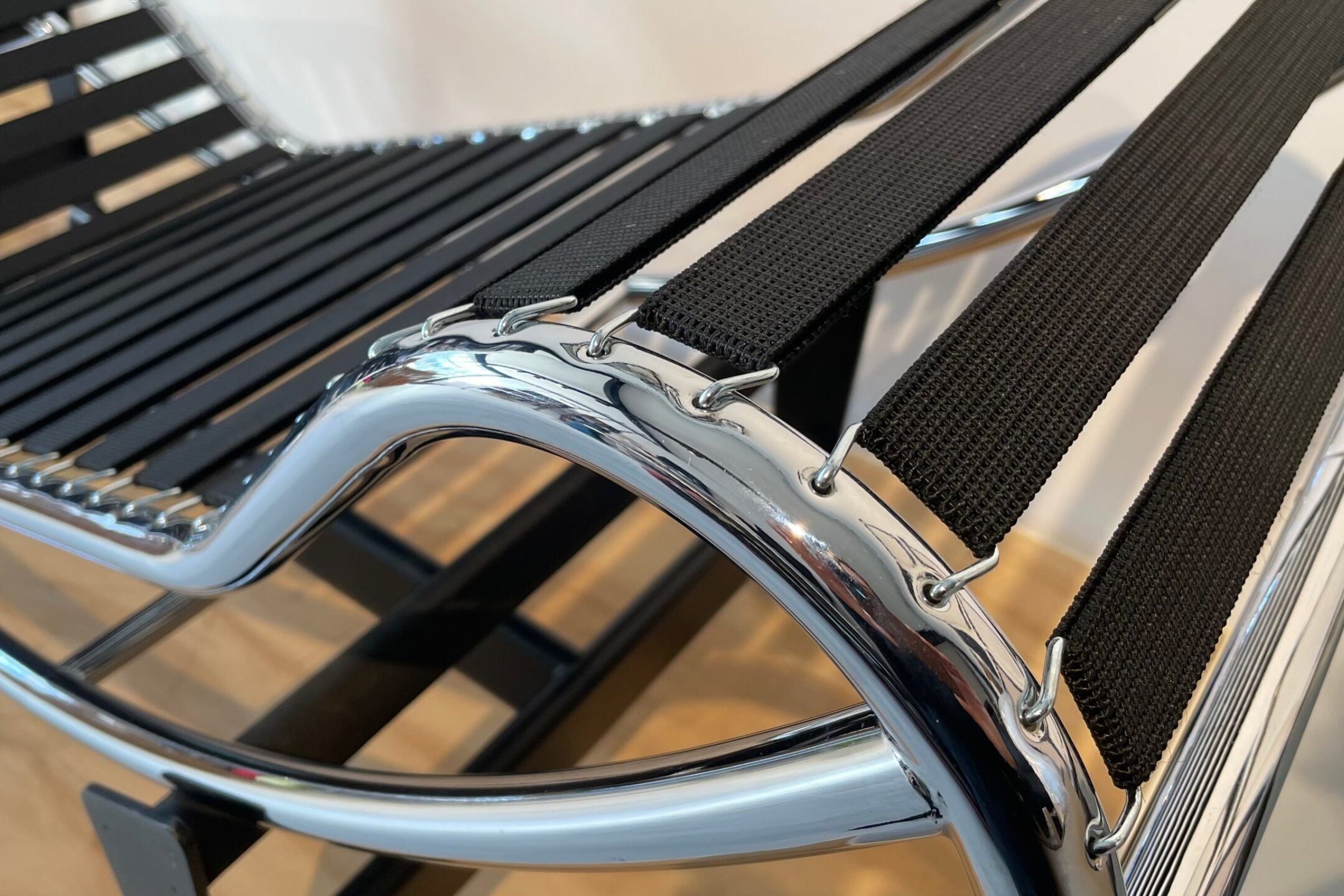 Cassina LC4 elastic straps and hooks replacement set