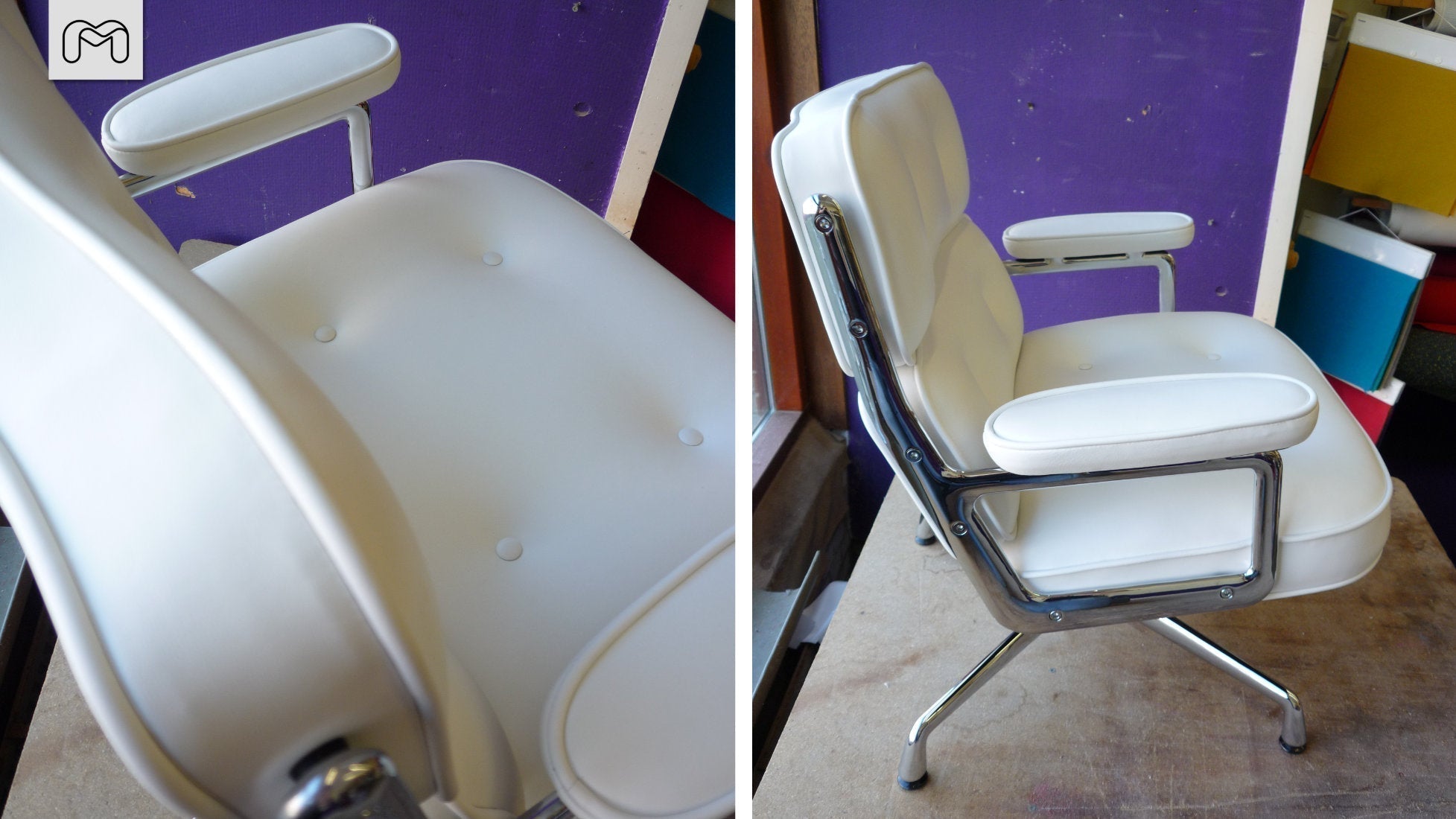 Vitra Lobby Chair herstofferen | Charles & Ray Eames