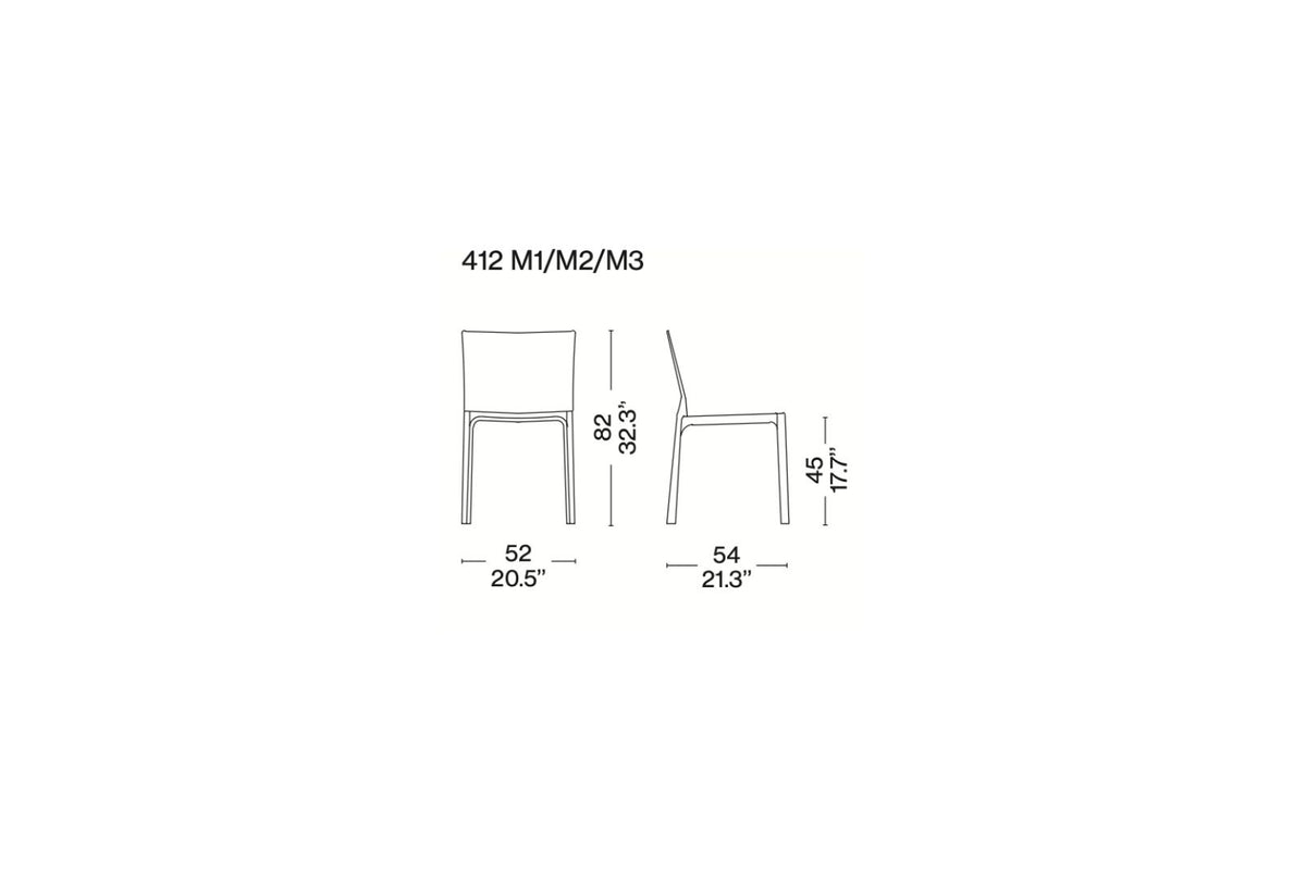Kunstof zitschaal voor Cassina CAB Chair