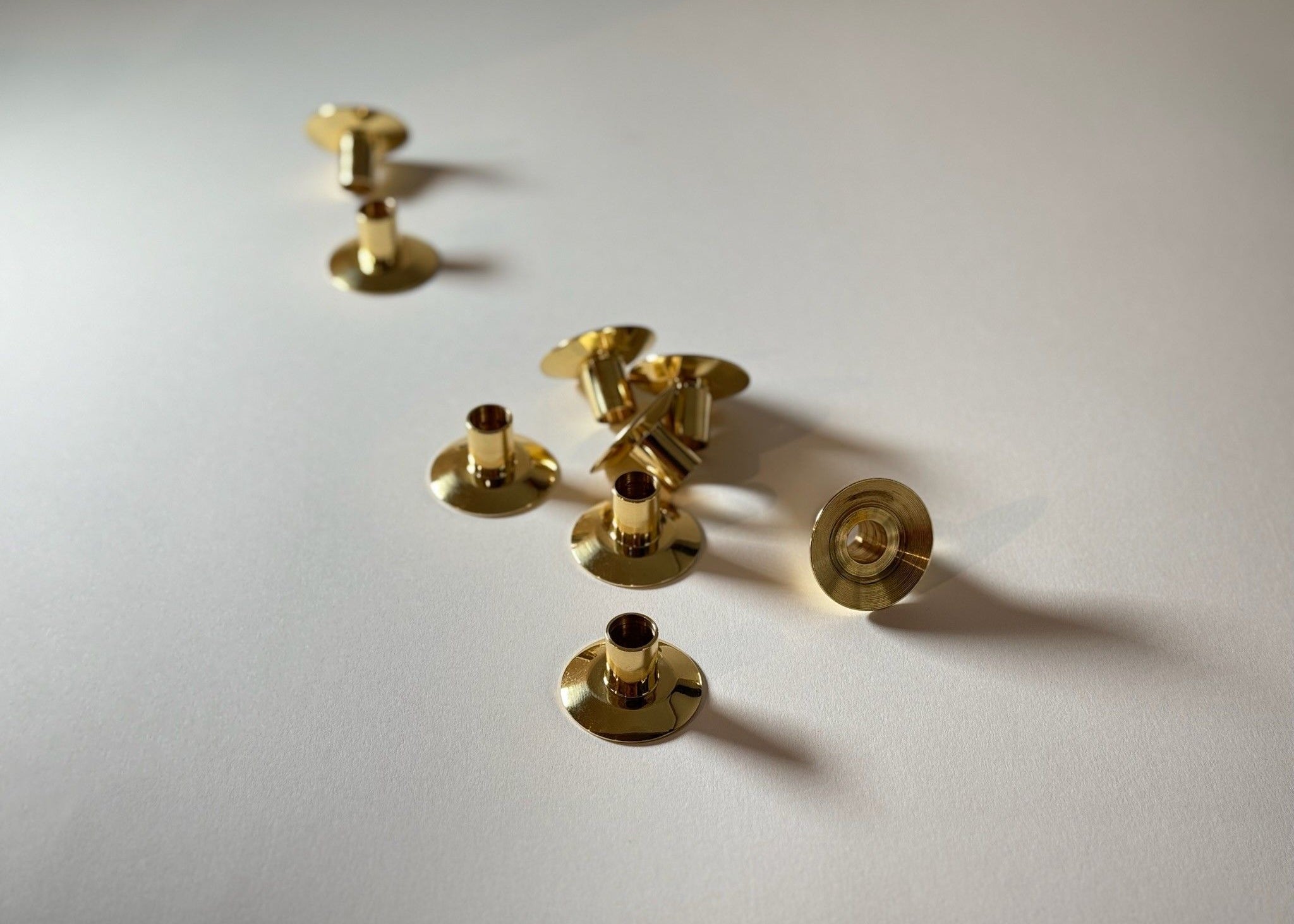 Messing spacer voor armleuningen Tecno P40